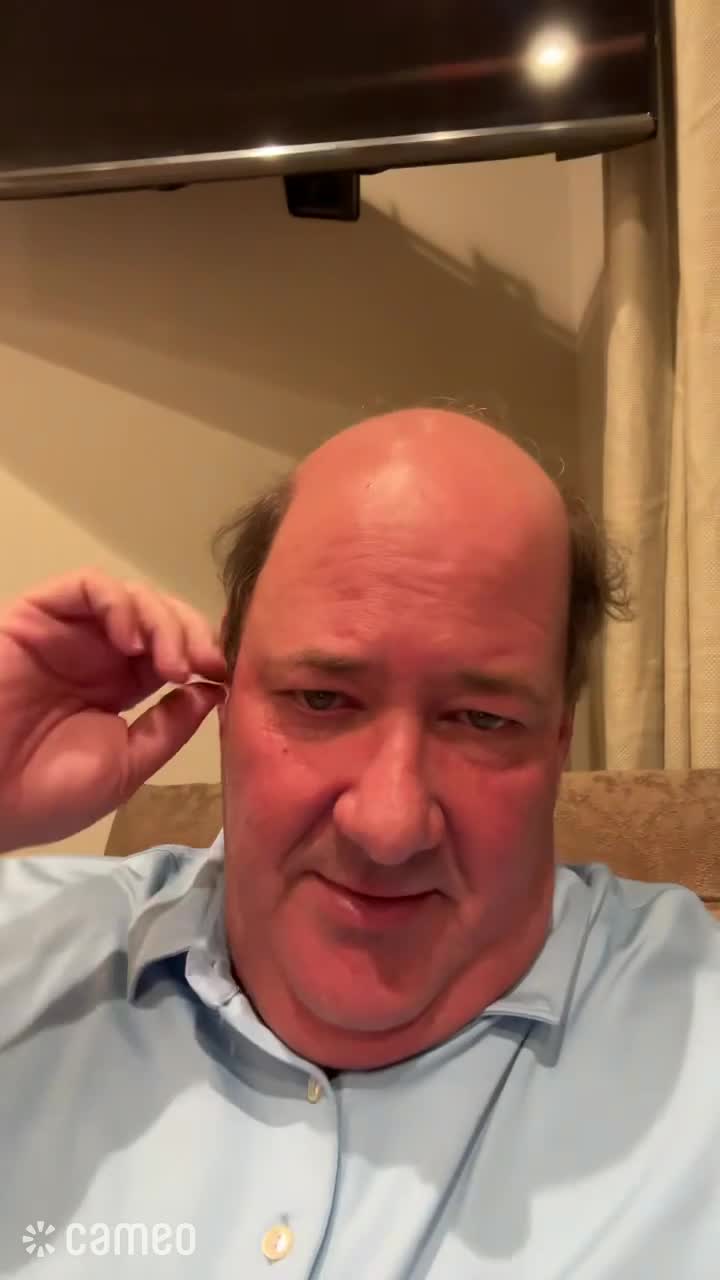Brian Baumgartner for Jonathan (Jonboy, JonJon) Cameo
