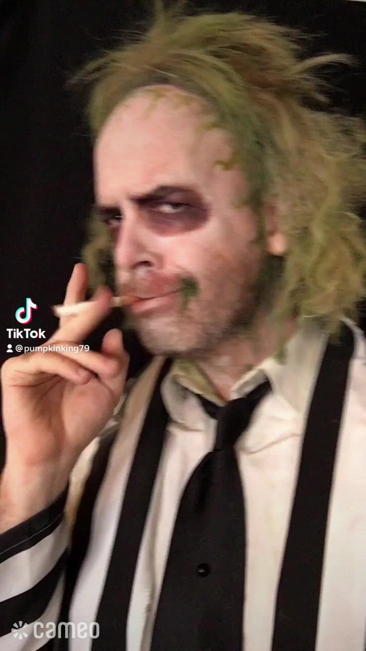 cigarette man beetlejuice Smoking Char Clay Wall Hanger From beetlejuice cigarette guy Why the